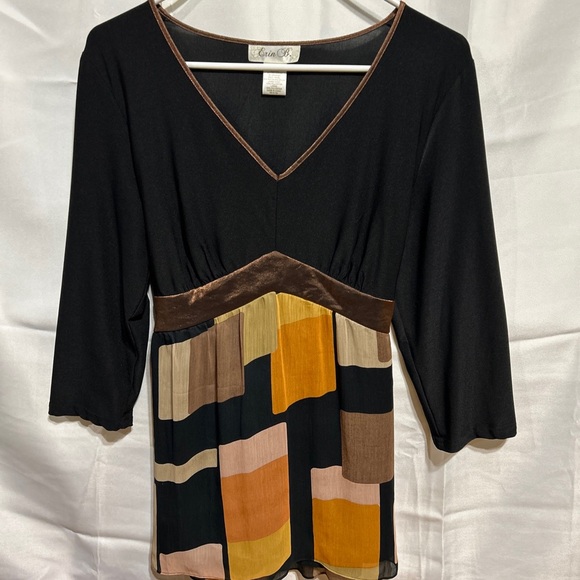 Vintage Boho Hippy Style Womens Erin B. Top Size Small - Picture 1 of 5